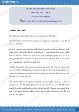 Đề số 17 - Đề thi thử THPT Quốc gia môn Ngữ văn